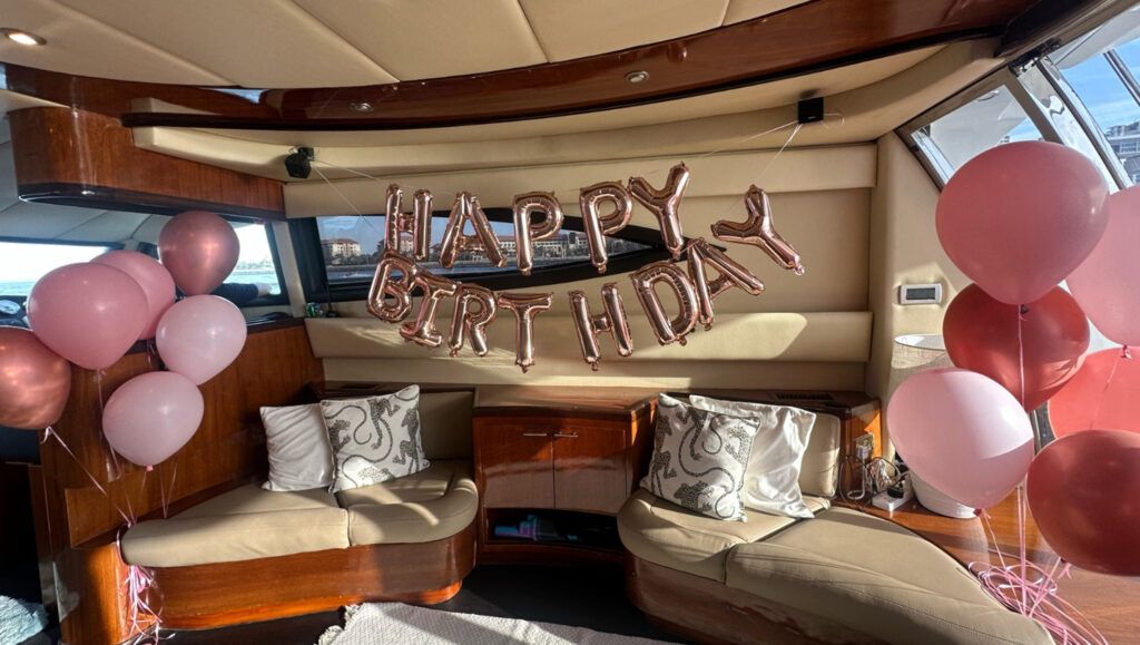 birthday party on yacht dubai